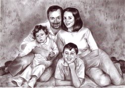 Семейный портрет на заказ